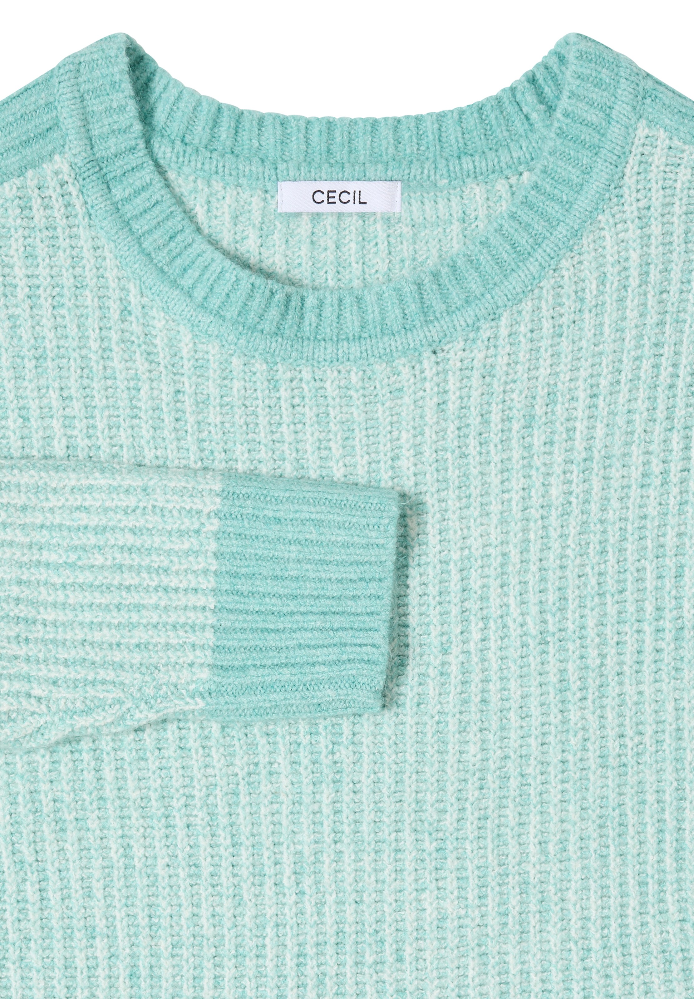 STREET ONE Pullover 'Mouliné' in Blau