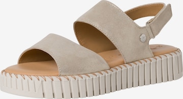 Sandales TAMARIS en beige : devant