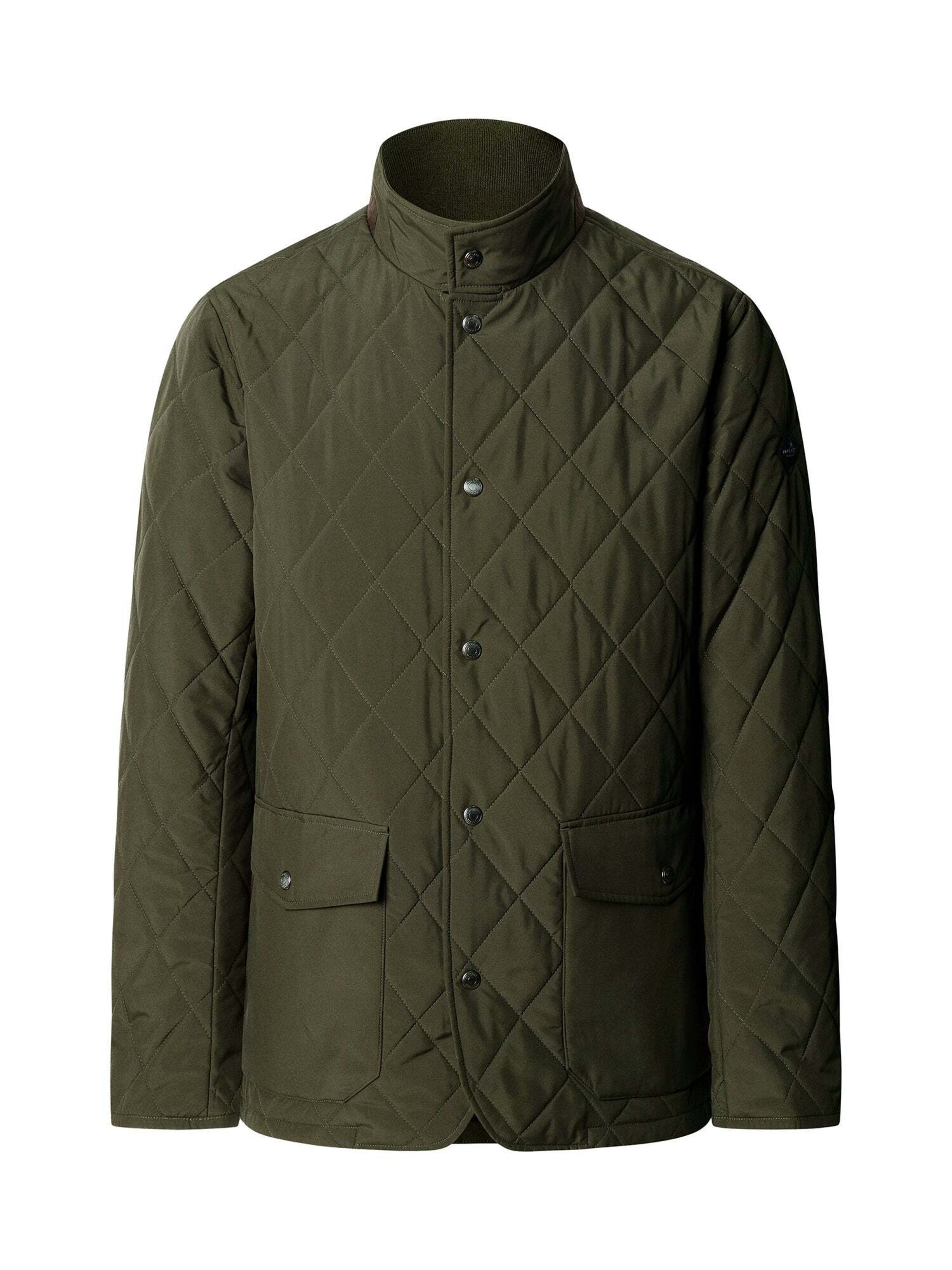 Hackett London Veste mi-saison 'Paddock' en XXXL en vert foncé, Vue avec produit