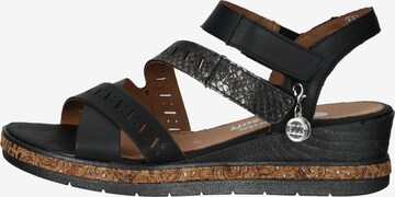 REMONTE Strap Sandals in Black