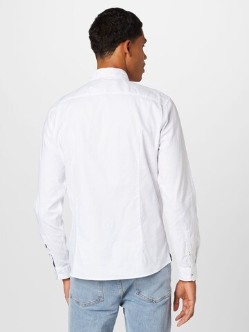JOOP! Jeans Regularny krój Koszula w kolorze biały