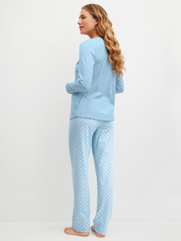 CALIDA Pajama 'Lovely Nights' in Blue