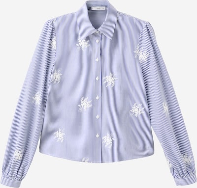 MANGO Bluza 'Maja' u nebesko plava / bijela, Pregled proizvoda