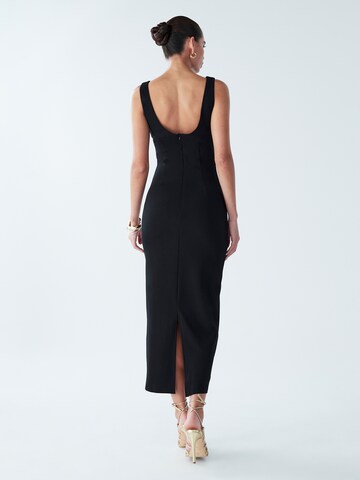 BWLDR Dress 'Shian' in Black: back