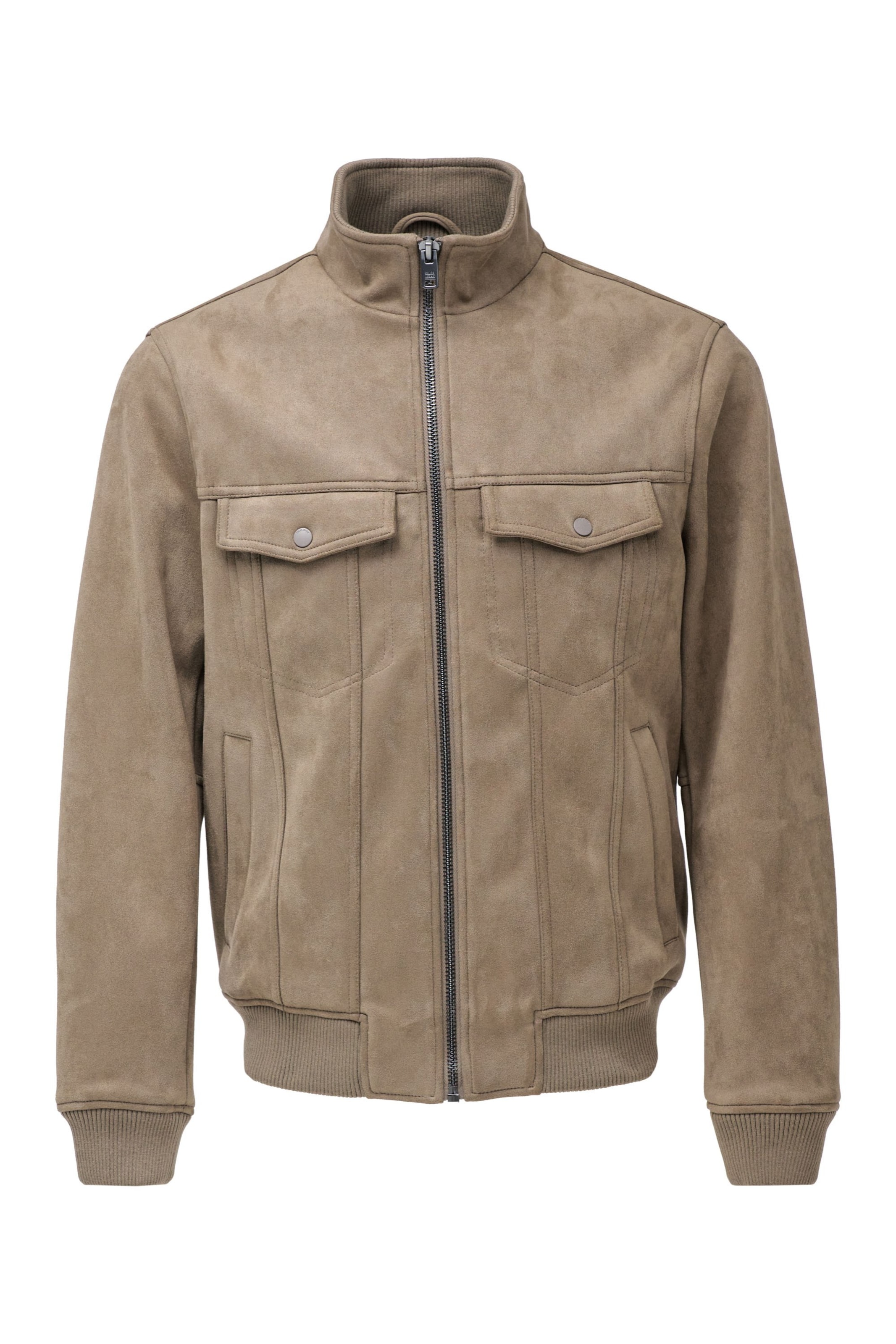 Salsa Jeans Winter jacket 'Bomber' in Brown: front