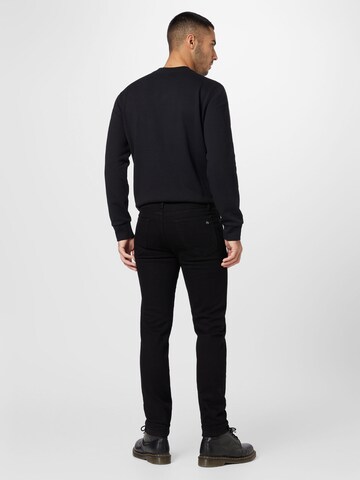 rag & bone Regular Jeans 'FIT 2 authentic stretch' in Schwarz