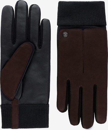 Mezzoguanti 'KOPENHAGEN TOUCH' di Roeckl in marrone: frontale
