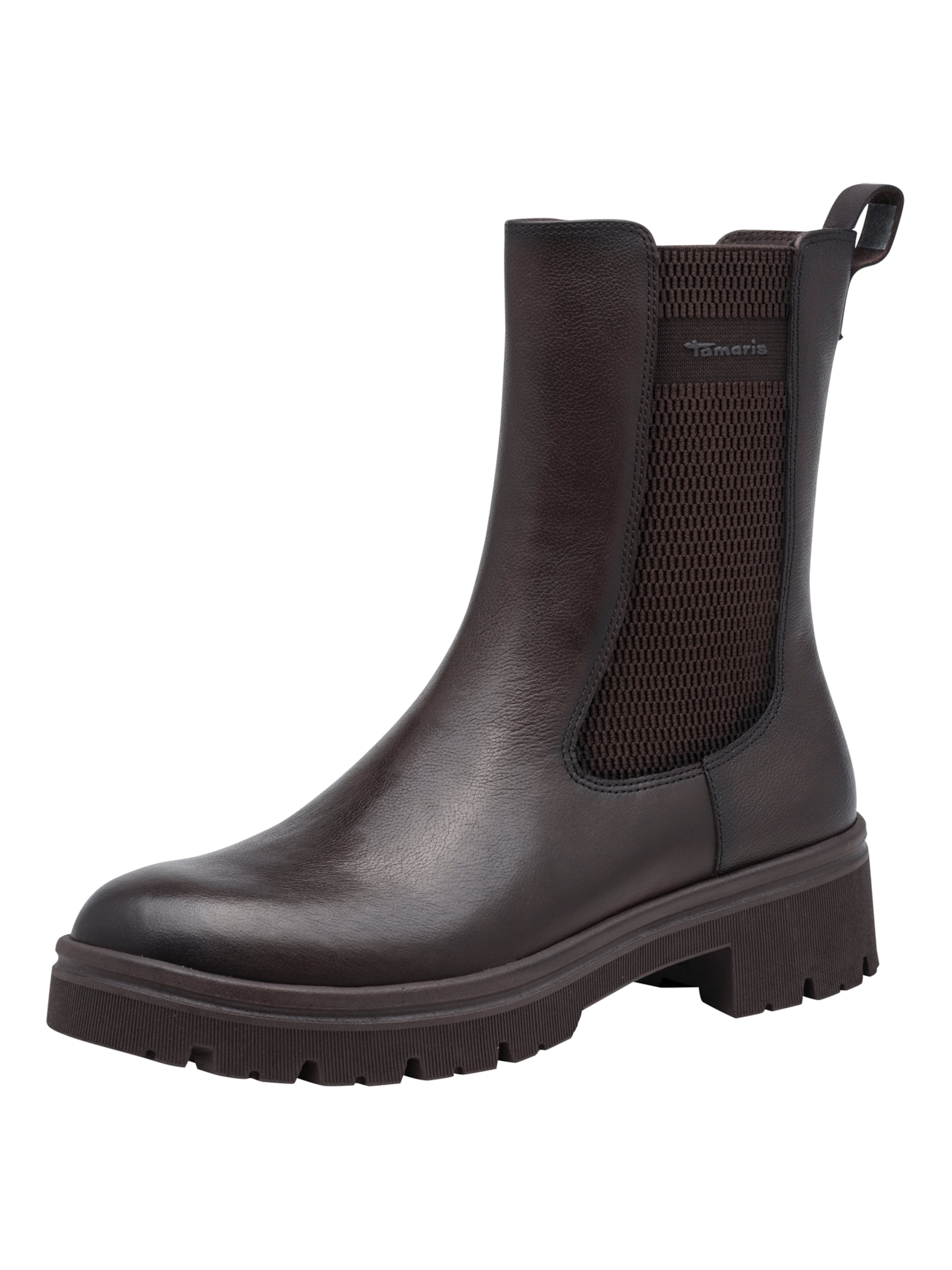 Bottines Tamaris en marron : devant