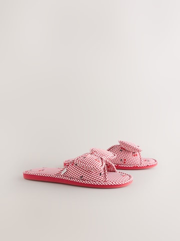 Next Slippers in Red