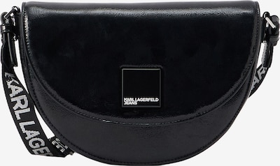 Rankinė su ilgu dirželiu iš KARL LAGERFELD JEANS, spalva – juoda, Prekių apžvalga