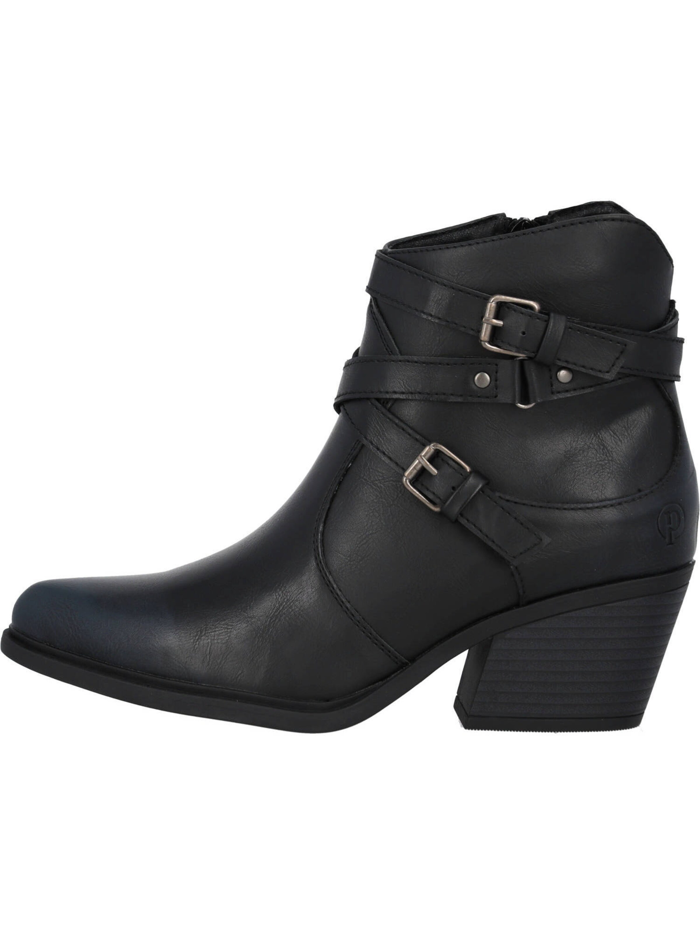 Palado Bootie 'Kazol' in Black: front