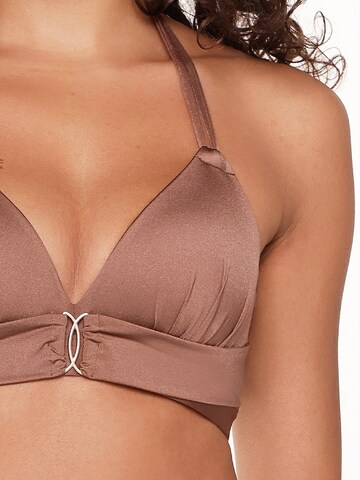 LingaDore Bralette Bikini Top in Brown