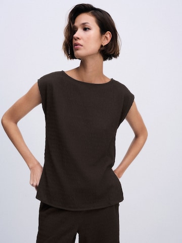 The Set Broekpak in Bruin