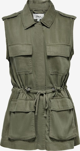 Gilet 'Kenya' di ONLY in verde: frontale