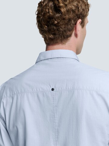 No Excess Slim Fit Hemd in Blau