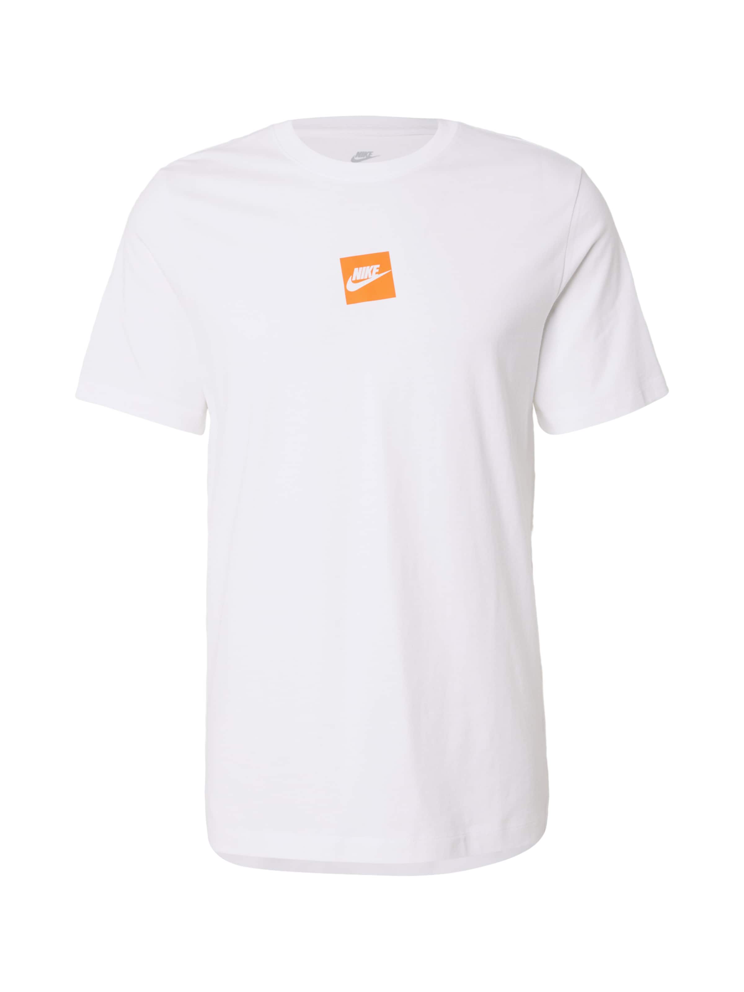Nike Sportswear Koszulka w rozmiarze XS w kolorze pomarańczowy / białym, Podgląd produktu