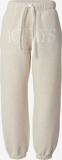 Kelnės 'THE BAR' iš 10Days, spalva – marga smėlio spalva / balta, Prekių apžvalga