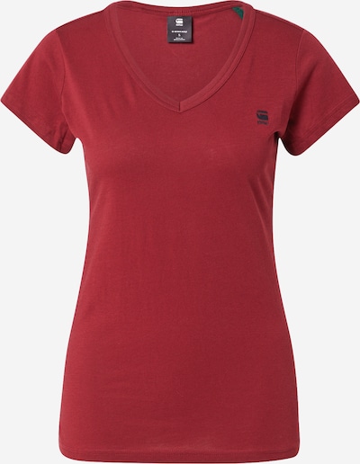 G-Star RAW T-Shirt 'Eyben' in rubinrot / schwarz, Produktansicht