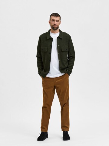 SELECTED HOMME Regular Fit Jacke 'Nealy' in Grün