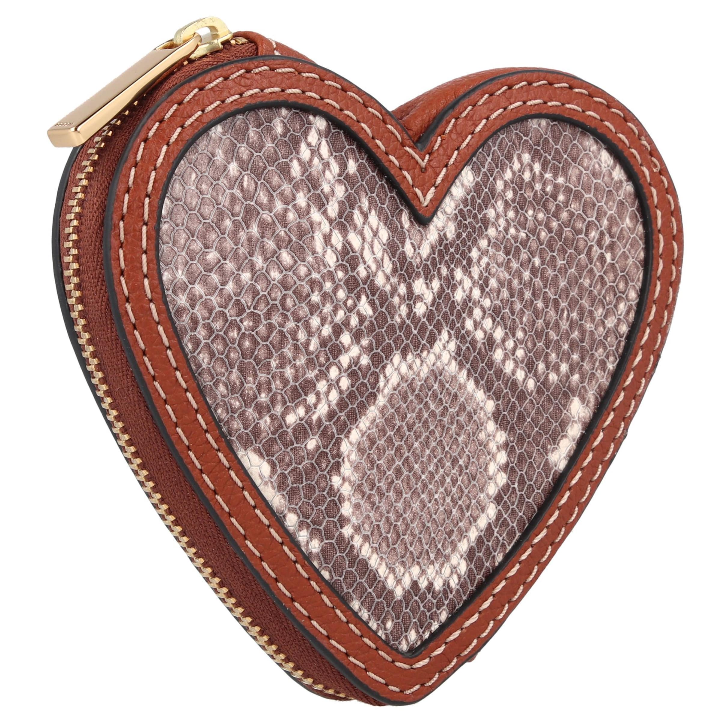 FOSSIL Portemonnaie in Braun: Vorderseite