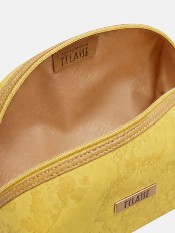 Alviero Martini - Bolsa de maquillaje 'LARGE BEAUTY CASE' en amarillo