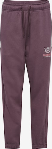Hummel Trousers in Purple: front