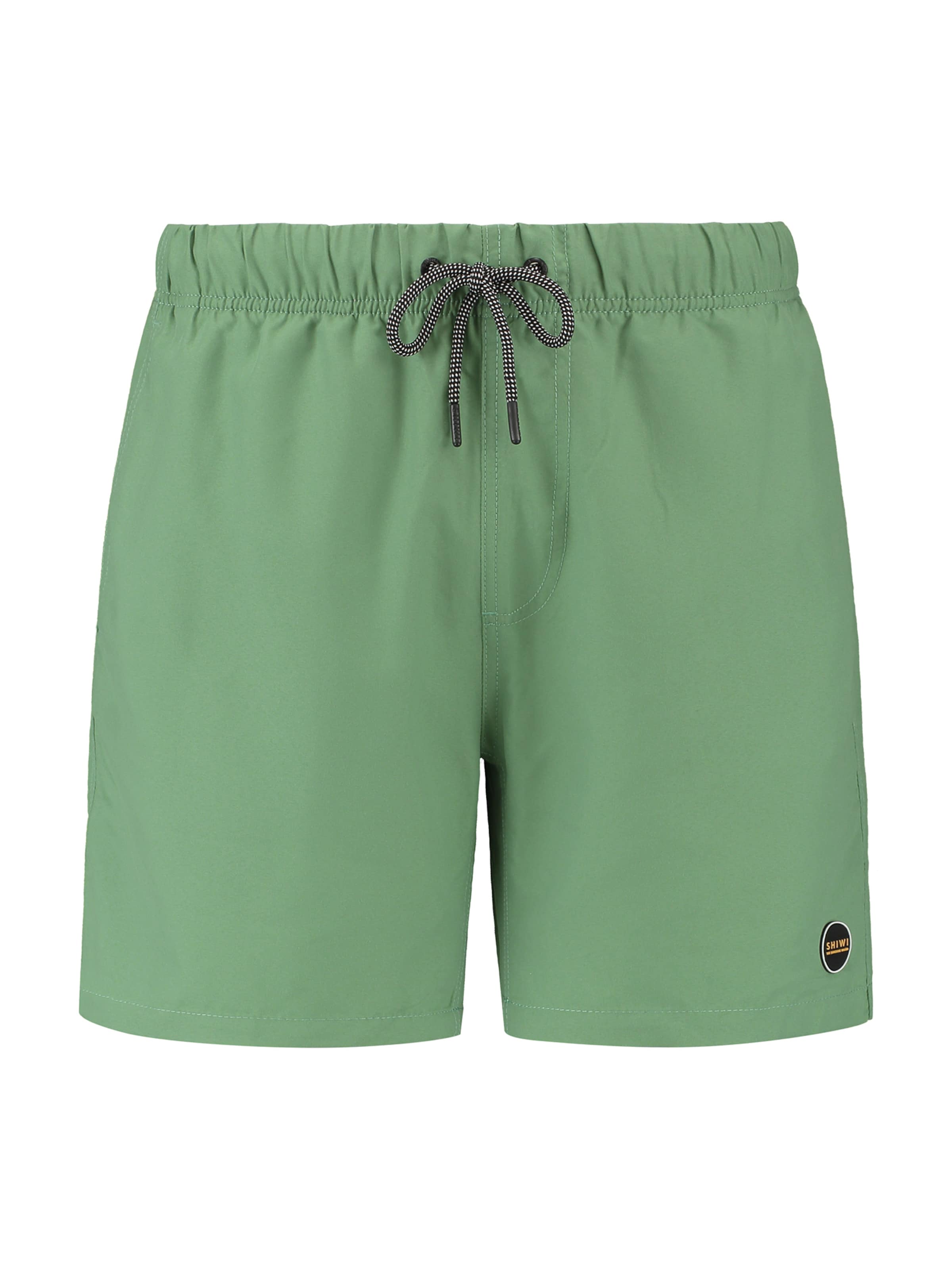 Pantaloncini da bagno 'MIKE' di Shiwi in verde: frontale
