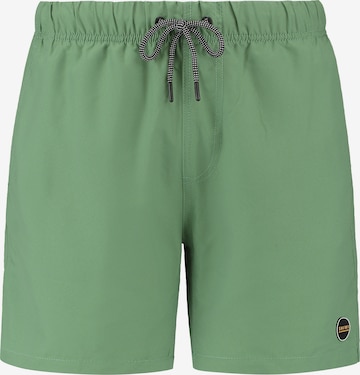 Pantaloncini da bagno 'MIKE' di Shiwi in verde: frontale