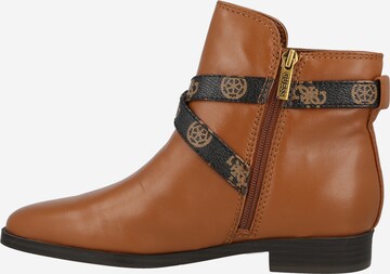 GUESS Ankelboots 'FLORIZA' i brun