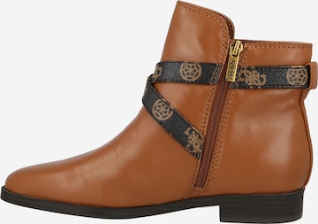 GUESS Ankle boots 'FLORIZA' σε καφέ