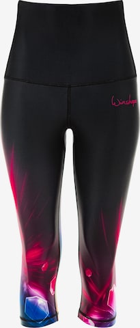 Winshape Slim fit Sports trousers 'HWL202' in Black: front