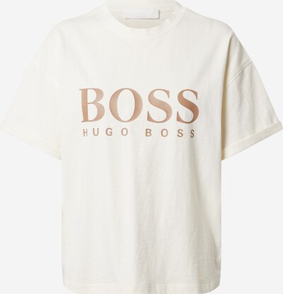 BOSS Majica 'Evina' u bronca / bijela, Pregled proizvoda