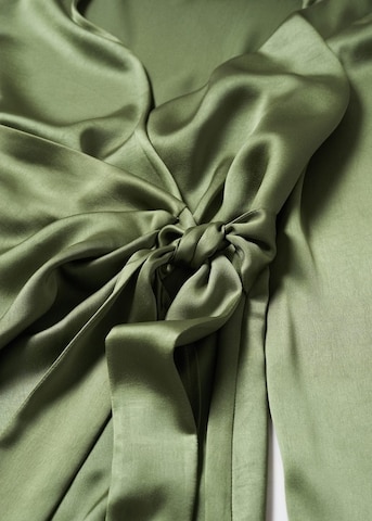 MANGO Sukienka 'sabrina2' w kolorze zielony