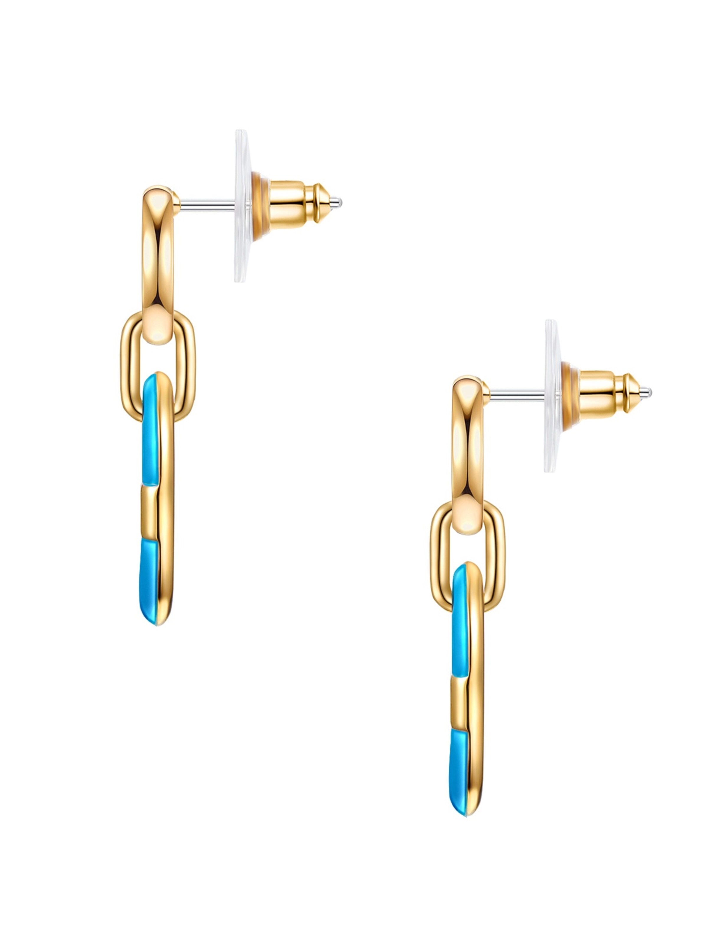 Orecchini di Lulu & Jane in blu