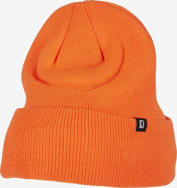 Bonnet Brandit en orange : devant