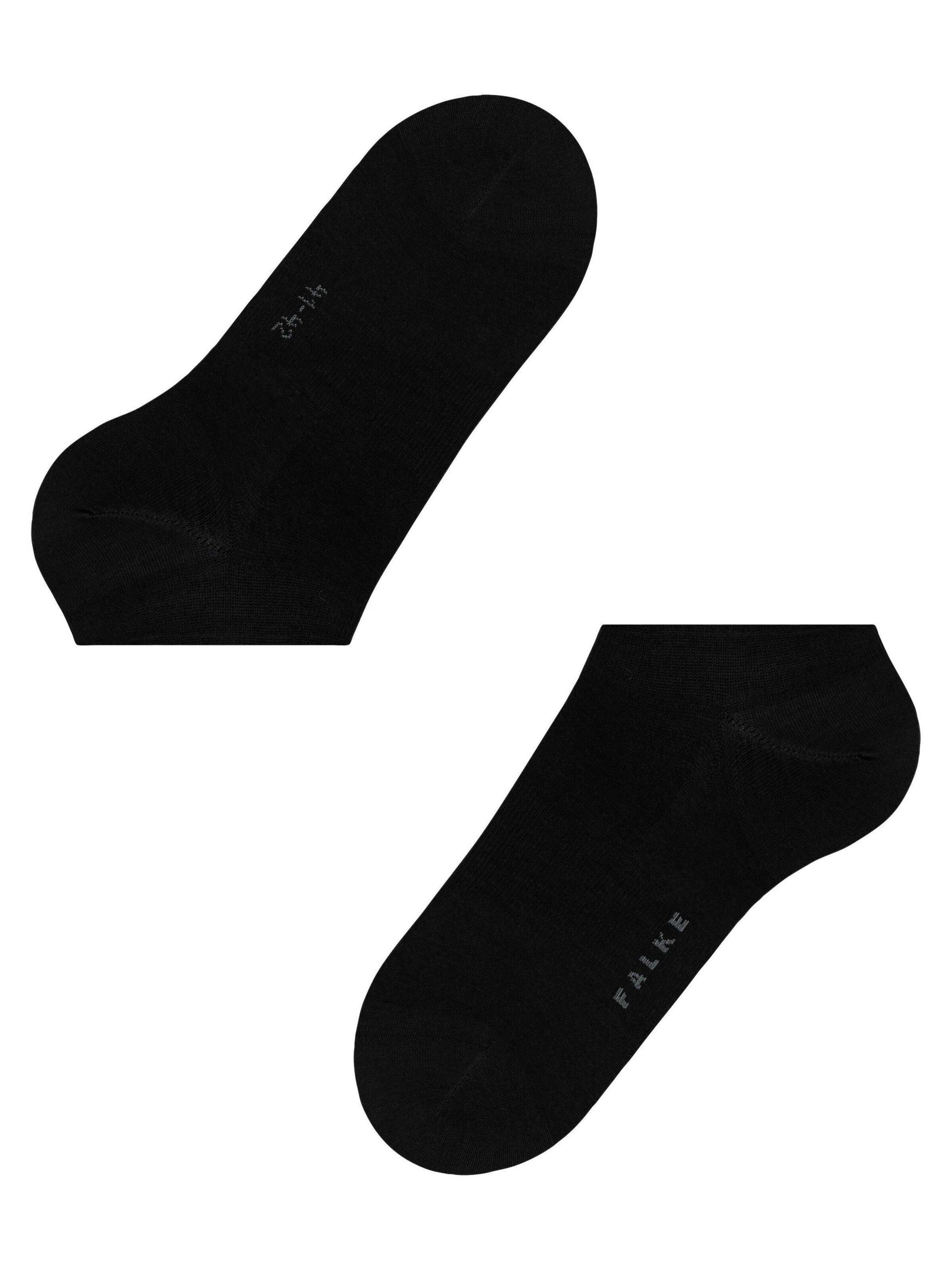 FALKE Füßlinge 'ClimaWool'‌‌‌‌‌‌‌‌‌‌ in Schwarz