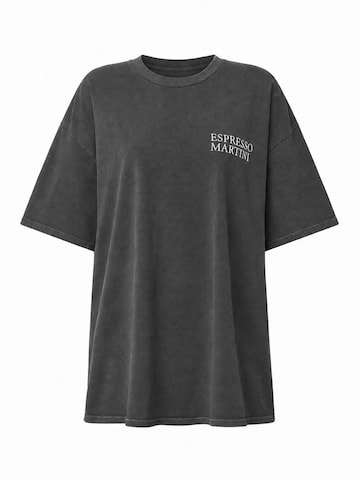Worldclassca Oversizeshirt 'Espresso Martini' in Grau: Vorderseite