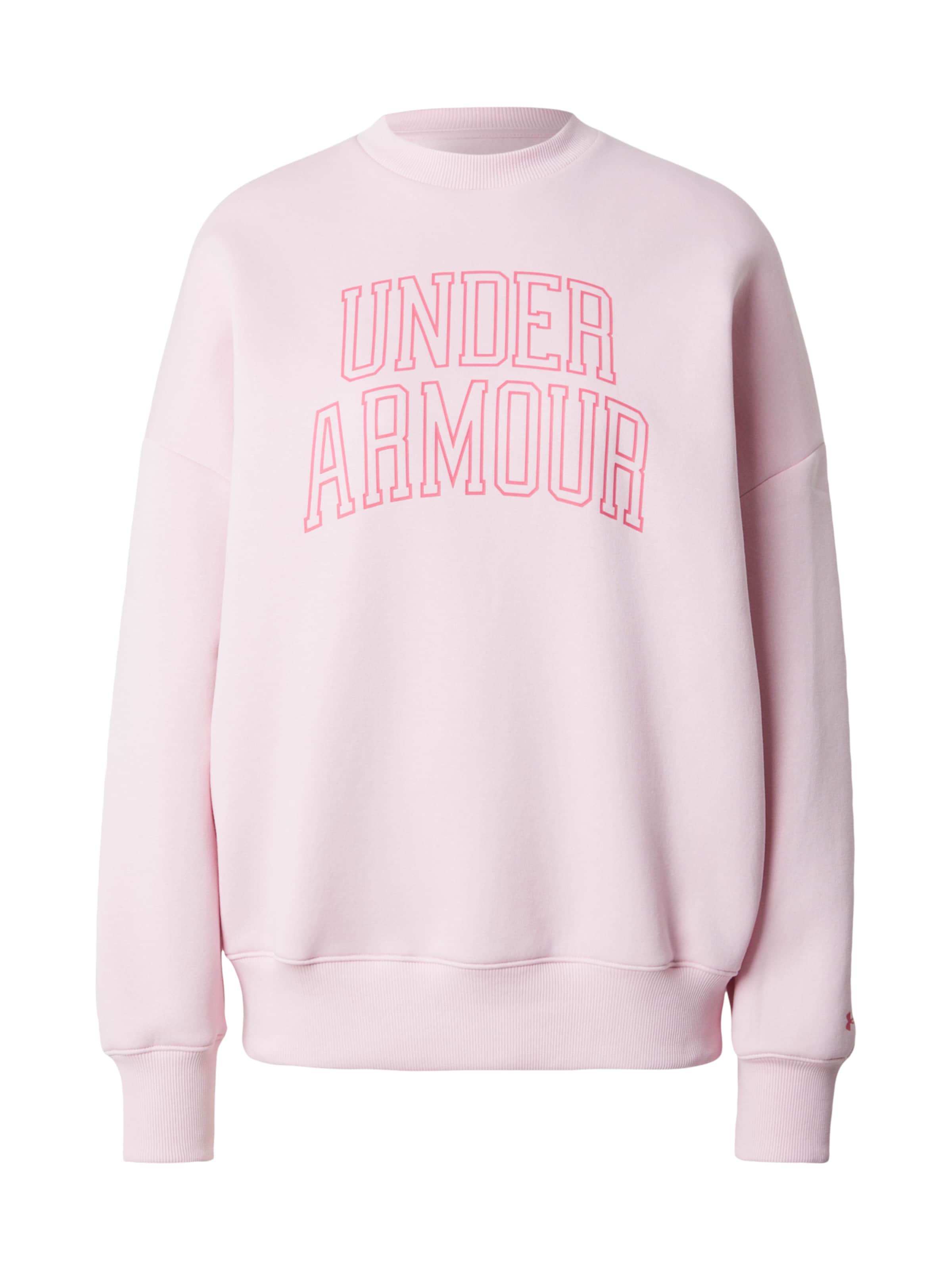 Hanorac sport de la UNDER ARMOUR pe roz: față