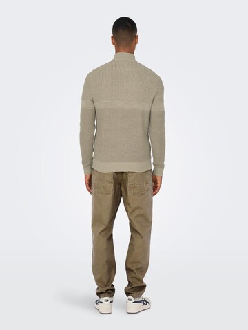 Only & Sons Sweater in Beige