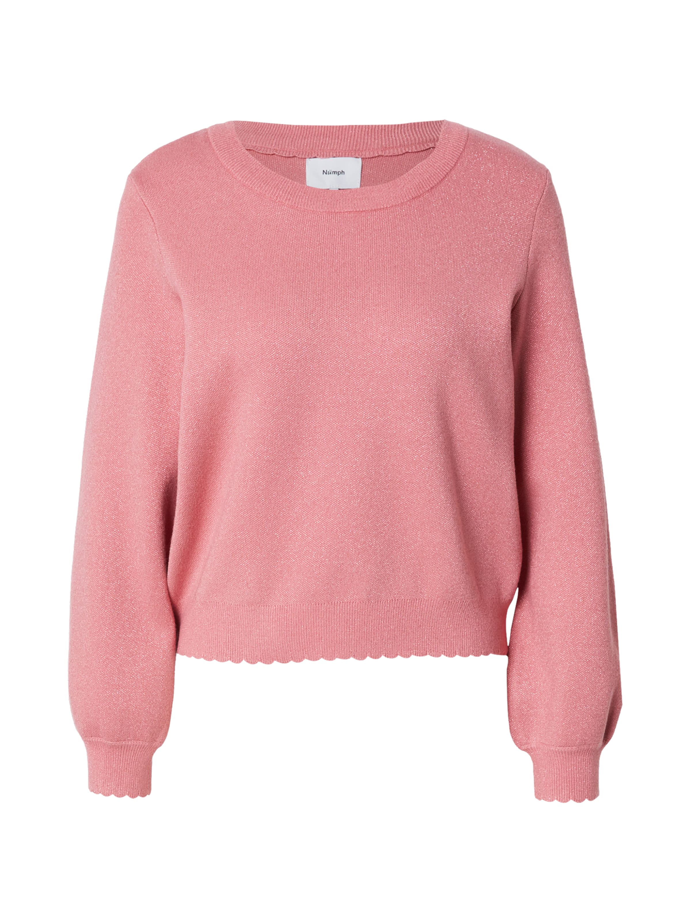 NÜMPH Trui 'Bir Solid' in Roze: voorkant