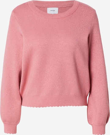 NÜMPH Πουλόβερ 'Bir Solid' σε ροζ: μπροστά
