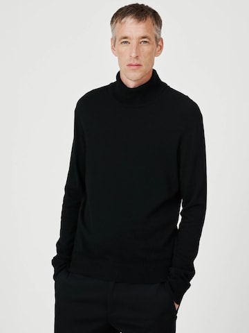 SANVT Pullover 'The Merino Roll Neck'‌‌‌‌‌‌ in Schwarz