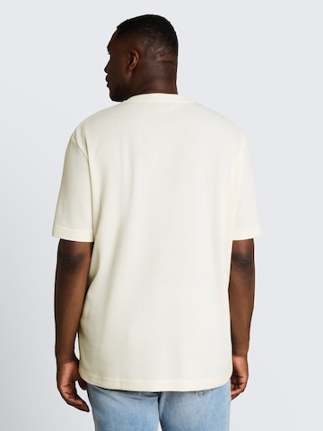 TOM TAILOR Men + T-Shirt in Weiß