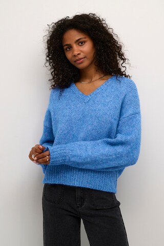 Kaffe - Jersey en azul: frente