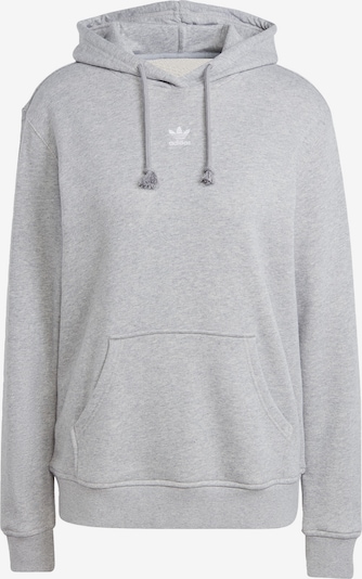 ADIDAS ORIGINALS Sweat-shirt 'Adicolor Essentials' en gris chiné / blanc, Vue avec produit