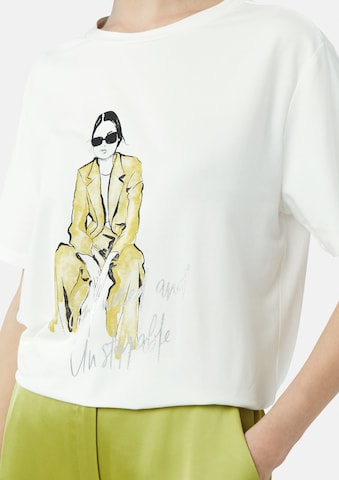 COMMA T-Shirt in Weiß