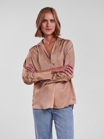 PIECES Bluse 'Andrea' in Beige: predná strana