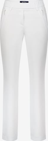 Gardeur Trousers 'Zene57' in White: front