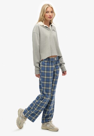 Wide Leg Pantalon Superdry en bleu