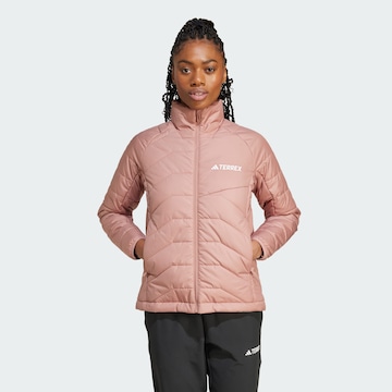 Veste outdoor ADIDAS TERREX en rose : devant